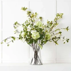 Hydrangea Flower Stem Seafoam -Provincialhomeliving 1050417 B