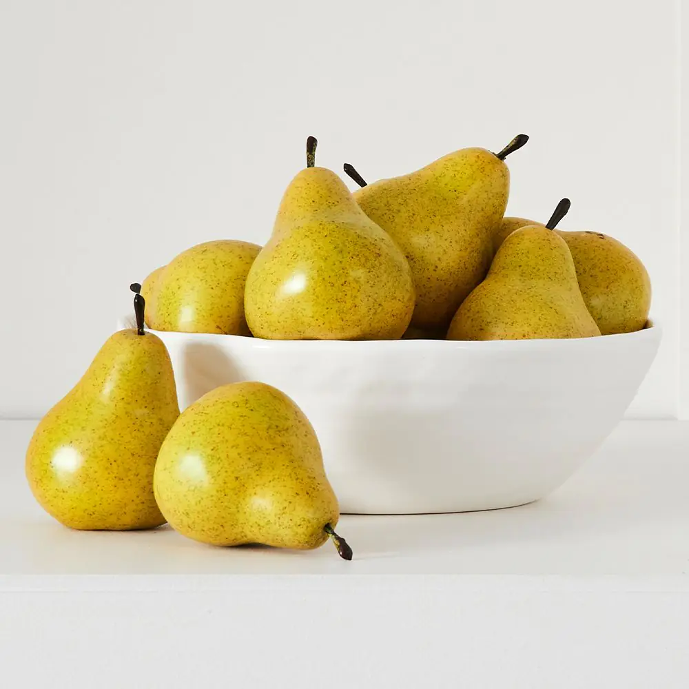 Pear Decoration GREEN 3 Pear Decoration GREEN