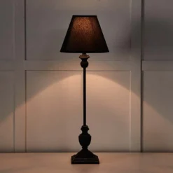 Paulette Table Lamp Black -Provincialhomeliving 1070018 c