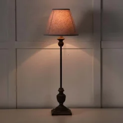 Paulette Table Lamp Coffee/Beige 7 Paulette Table Lamp Coffee/Beige -Provincialhomeliving 1070019 c