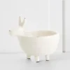 Lucerne Donkey Bowl Crackle White -Provincialhomeliving 1117254564 b