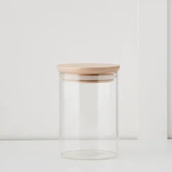 Parson Spice Jar Natural & Glass