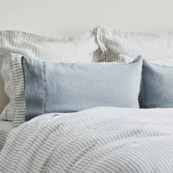 Antwerp Linen Pillowcase Std Pair Cloud 8 Antwerp Linen Pillowcase Std Pair Cloud -Provincialhomeliving 1117255165 c