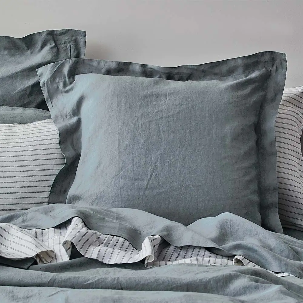 Antwerp Linen Euro Pillowcase Cloud 5 Antwerp Linen Euro Pillowcase Cloud - Image 3