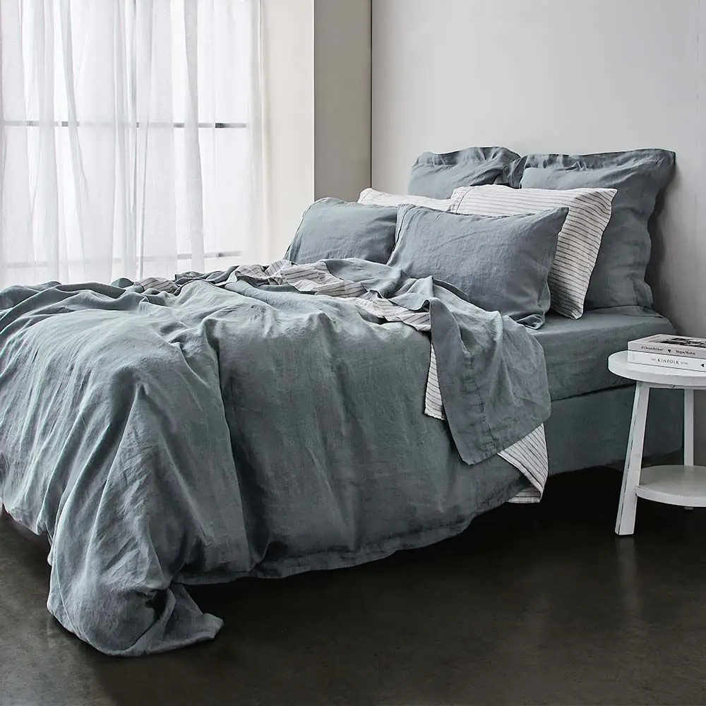 Antwerp Linen Euro Pillowcase Cloud 6 Antwerp Linen Euro Pillowcase Cloud - Image 4