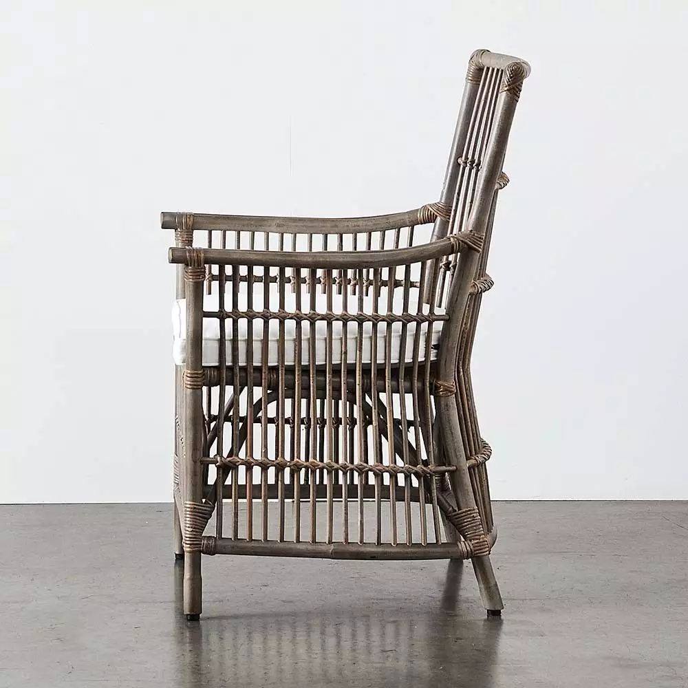 Lombok Verandah Chair - Natural Sustainable Rattan Handwoven Armchair 4 Lombok Verandah Chair - Natural Sustainable Rattan Handwoven Armchair - Image 2