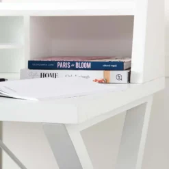 Lucia White Pine Wood Compact Study Desk with Integrated Storage 10 Lucia White Pine Wood Compact Study Desk with Integrated Storage -Provincialhomeliving 1117255741 c