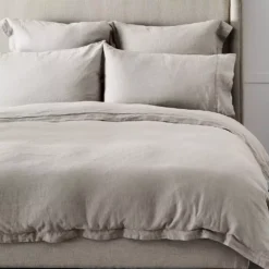 Antwerp Linen Fitted Sheet - Natural 7 Antwerp Linen Fitted Sheet - Natural -Provincialhomeliving 1117255971 e 1