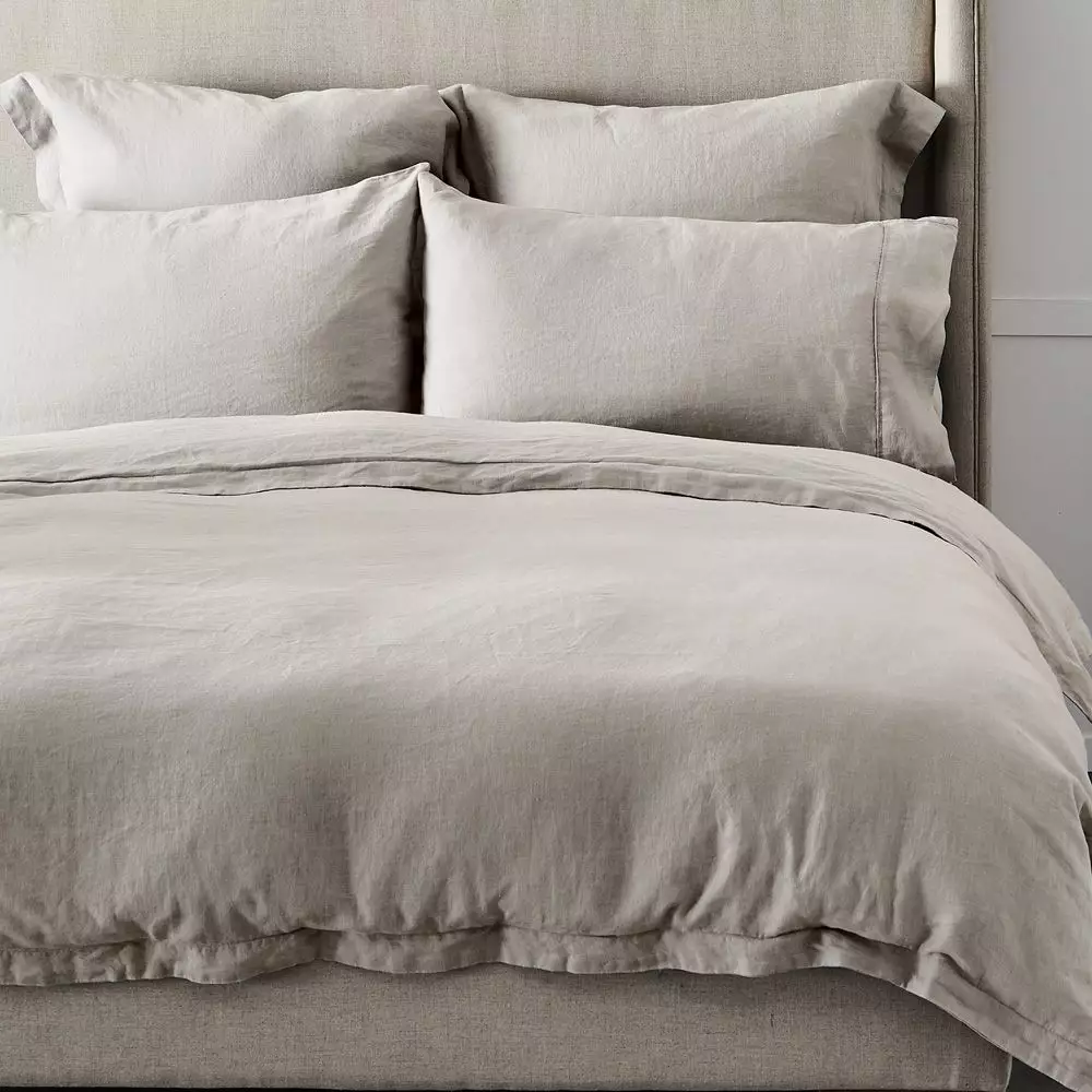 Antwerp Linen Fitted Sheet - Natural 5 Antwerp Linen Fitted Sheet - Natural - Image 3