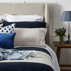 Antwerp Linen Pillowcase Std Pair Natural -Provincialhomeliving 1117255973 d