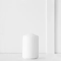 Siena Pillar Candle 7.5cm White