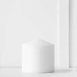 Siena Pillar Candle 9cm White
