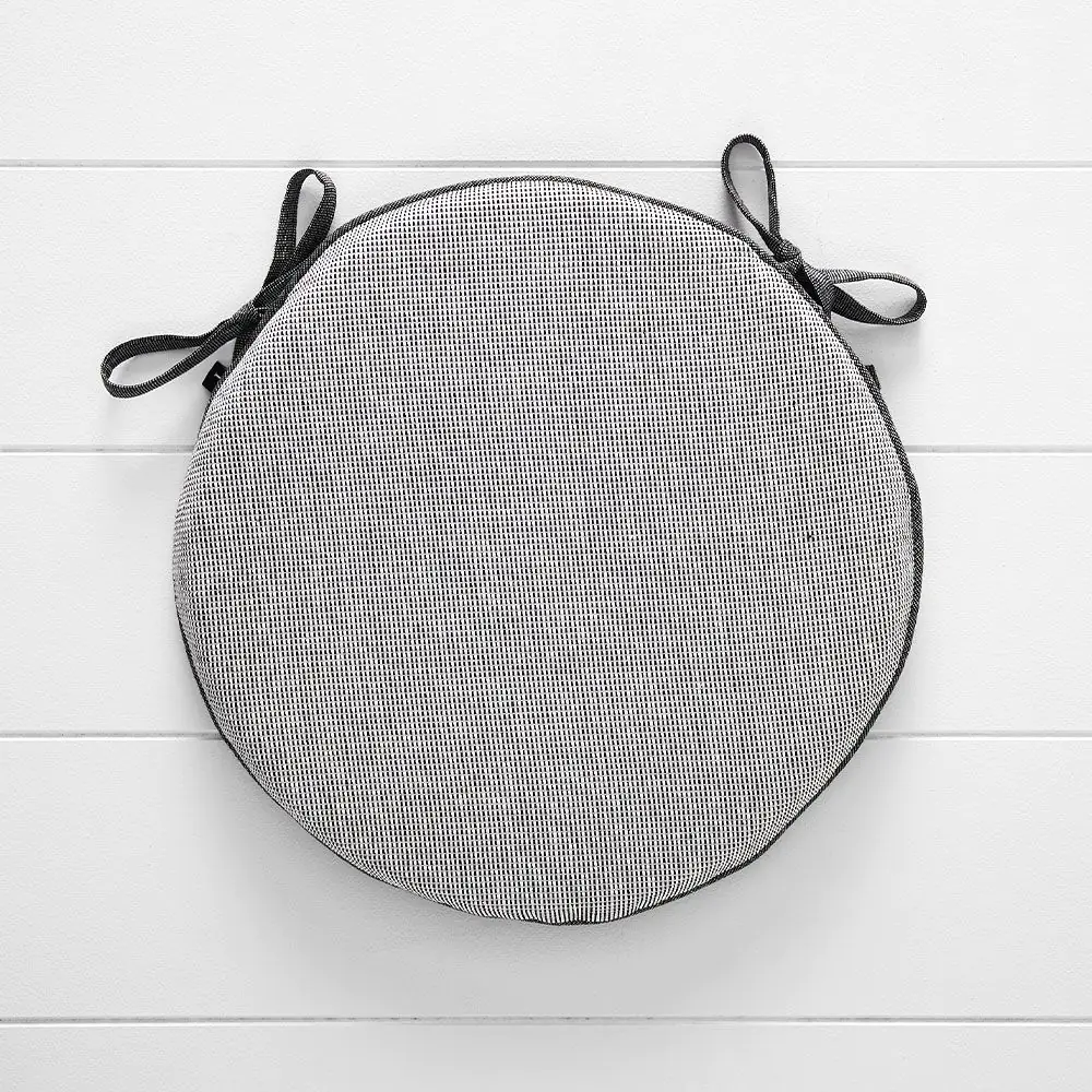 Henley Hatch Chair Pad Black 3 Henley Hatch Chair Pad Black