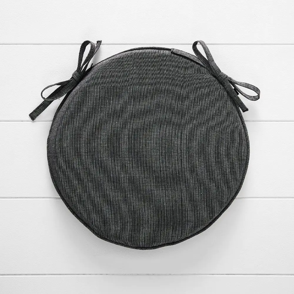 Henley Hatch Chair Pad Black 4 Henley Hatch Chair Pad Black - Image 2