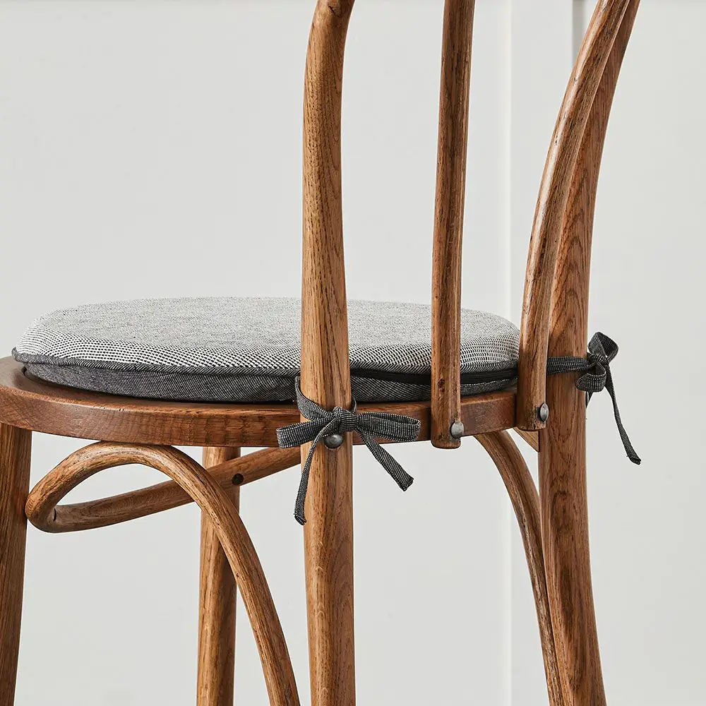 Henley Hatch Chair Pad Black 5 Henley Hatch Chair Pad Black - Image 3