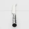 Corfu Cheese Knife Black & White 2 Corfu Cheese Knife Black & White -Provincialhomeliving 1117257175 m