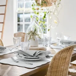 Parassy Napkin Soft Grey -Provincialhomeliving 1117257234 bb