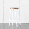 Rye Stool Natural & White 1 Rye Stool Natural & White -Provincialhomeliving 1117257383 aa