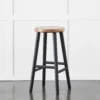 Rye Stool Natural & Black -Provincialhomeliving 1117257427 aa