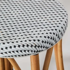 Bistro Stool Black & White -Provincialhomeliving 1117257685 B