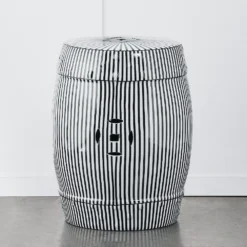 Kingdom Stool Black & White