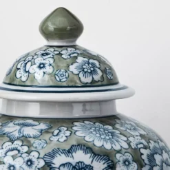 Dynasty Floral Urn -Provincialhomeliving 1117257878 n