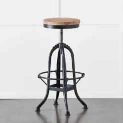 Axle Swivel Stool Natural