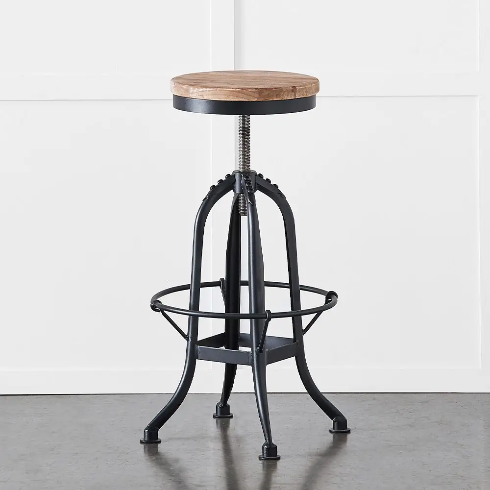 Axle Swivel Stool Natural 3 Axle Swivel Stool Natural