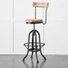 Axle Swivel Stool 2 Axle Swivel Stool -Provincialhomeliving 1117258025 aa