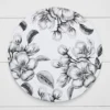 Porter Magnolia Placemat Grey & White -Provincialhomeliving 1117258195 n