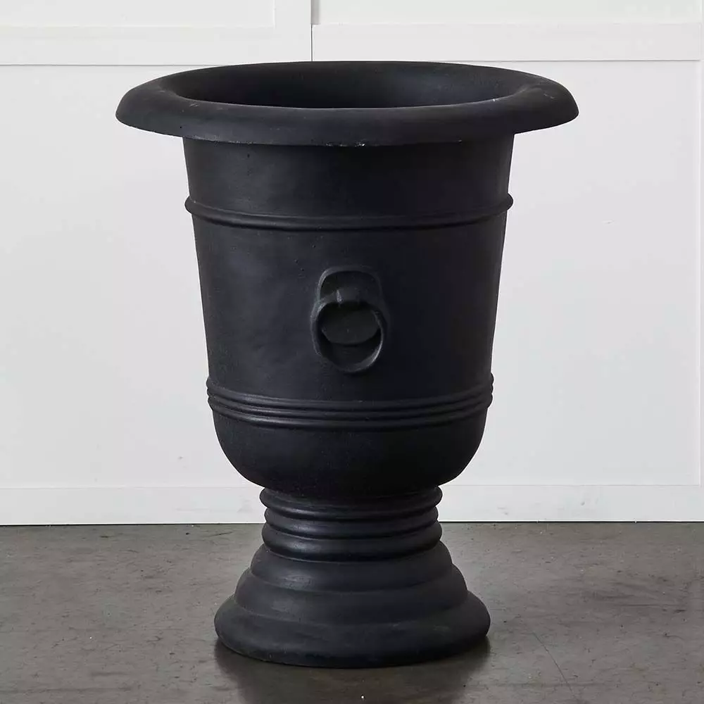 Terrain Tall Round Fibreglass Planter – Bold Matte Black Indoor & Covered Outdoor Pot 3 Terrain Tall Round Fibreglass Planter – Bold Matte Black Indoor & Covered Outdoor Pot