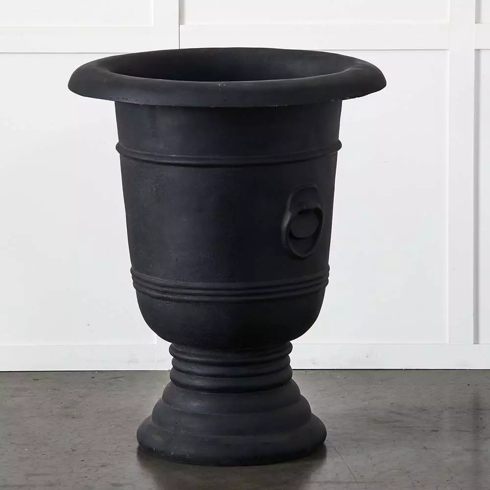 Terrain Tall Round Fibreglass Planter – Bold Matte Black Indoor & Covered Outdoor Pot 4 Terrain Tall Round Fibreglass Planter – Bold Matte Black Indoor & Covered Outdoor Pot - Image 2