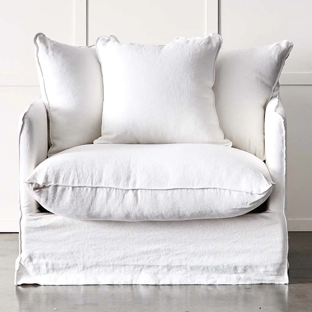 Sorrento Armchair White 6 Sorrento Armchair White - Image 4