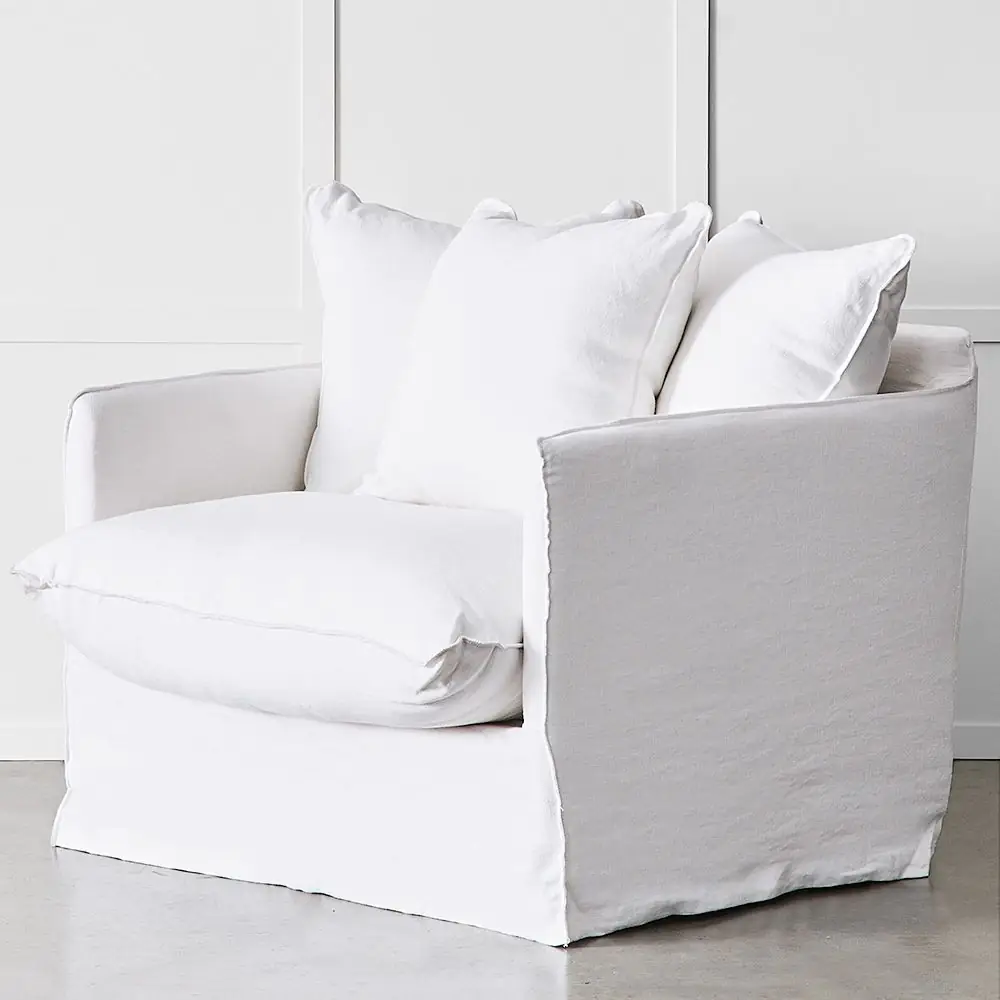 Sorrento Armchair White 4 Sorrento Armchair White - Image 2