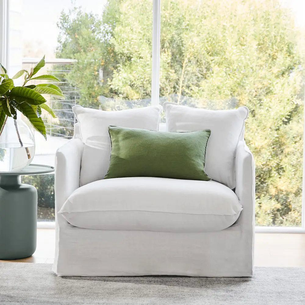 Sorrento Armchair White 3 Sorrento Armchair White