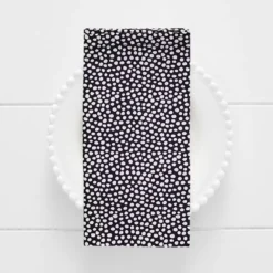 Pebble Napkin Black & White