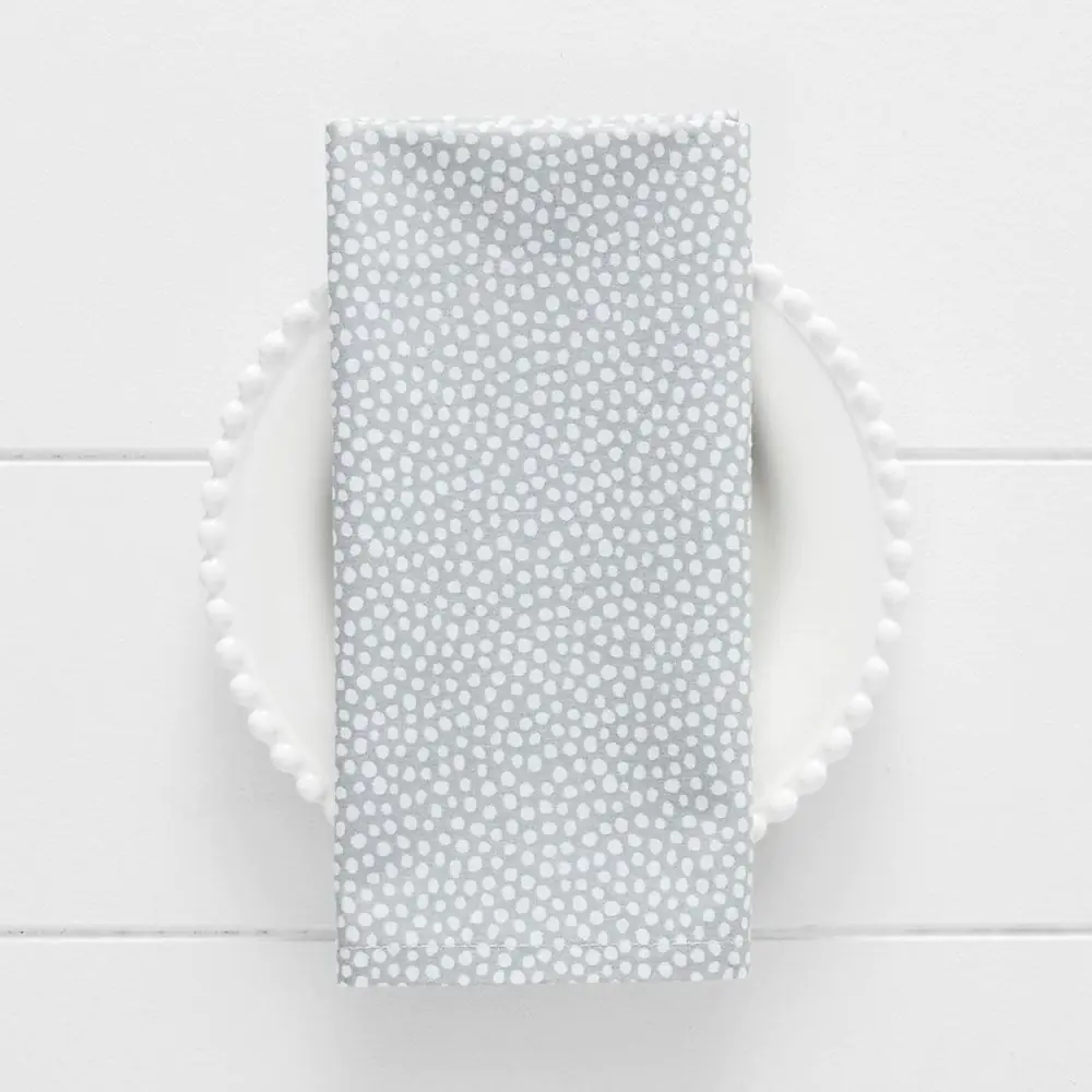 Pebble Napkin Oyster & White 4 Pebble Napkin Oyster & White - Image 2