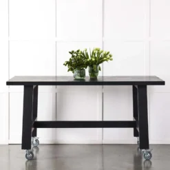 Van Gogh Kitchen Bench Burnt Black