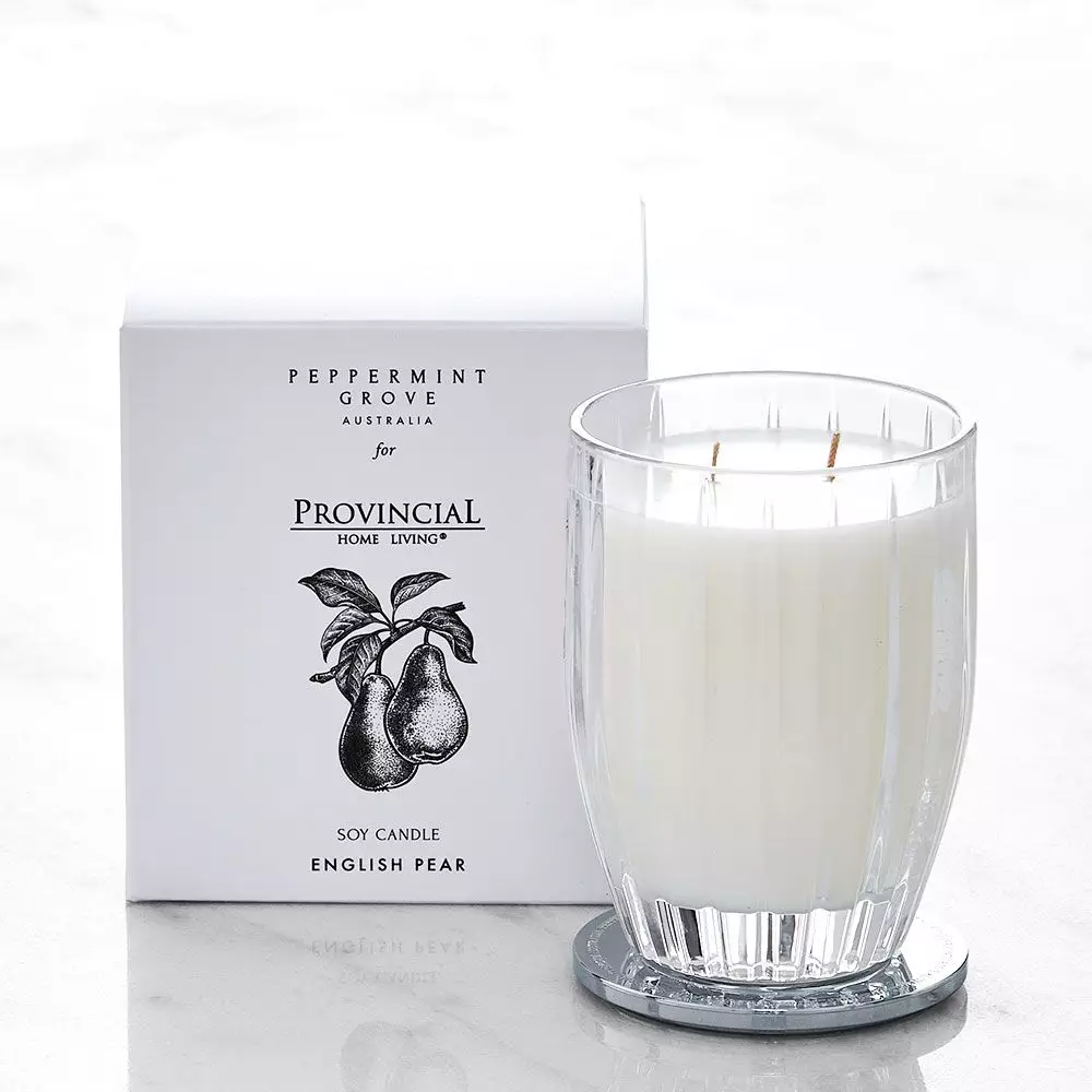 Provincial Home Living x Peppermint Grove English Pear – Limited Release 370g Scented Candle 3 Provincial Home Living x Peppermint Grove English Pear – Limited Release 370g Scented Candle