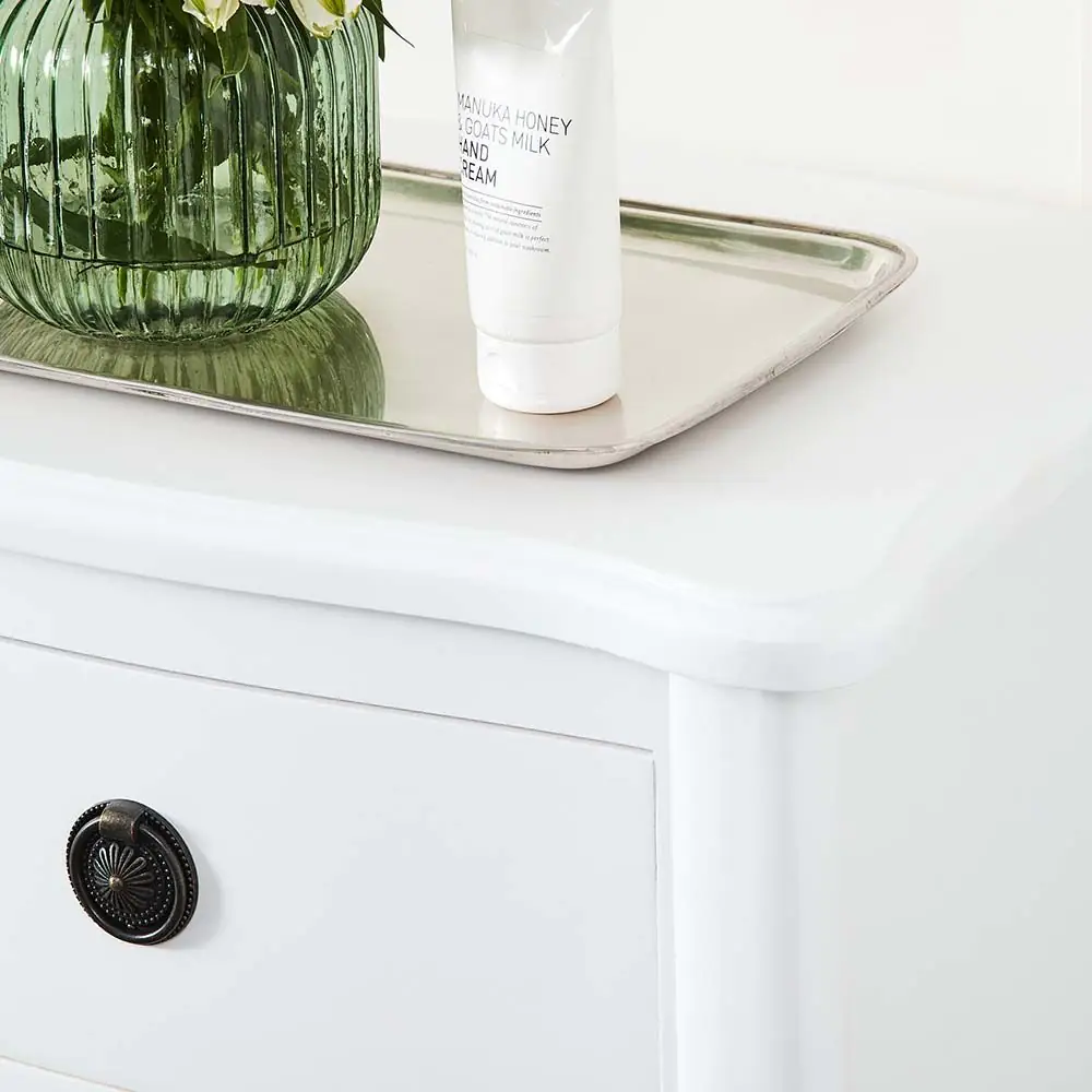 Montrose Bedside Table White 7 Montrose Bedside Table White - Image 5