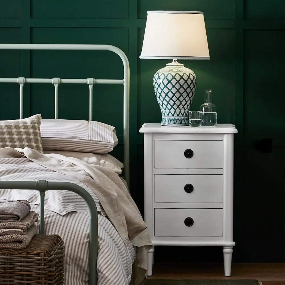 Montrose Bedside Table White 4 Montrose Bedside Table White - Image 2