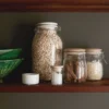 Larder Jar XL Glass With White Lid