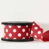 Dottie Ribbon - 10m Red & White 1 Dottie Ribbon - 10m Red & White -Provincialhomeliving 1117259285 A