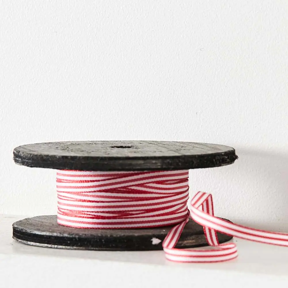 Lizzie Ribbon Red & White - 20m Decorative Gift Wrap and Craft Ribbon 3 Lizzie Ribbon Red & White - 20m Decorative Gift Wrap and Craft Ribbon