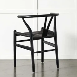 Replica Wishbone Chair Black 11 Replica Wishbone Chair Black -Provincialhomeliving 1117259371 D