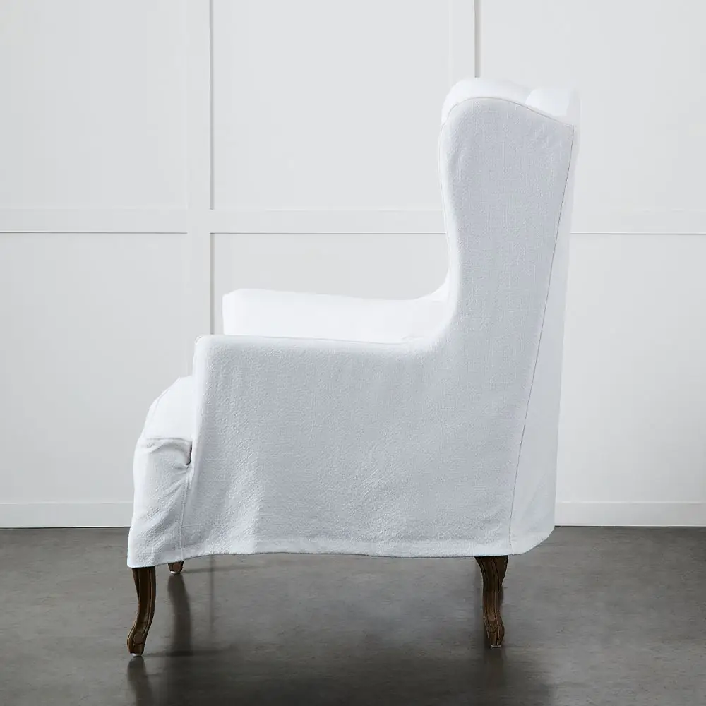 Ludwig Armchair White 5 Ludwig Armchair White - Image 3