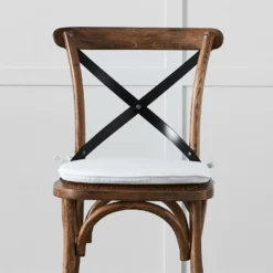 Villa Chair Pad White -Provincialhomeliving 1117259724 e