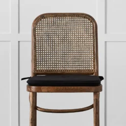 Saxon Chair Pad Black 7 Saxon Chair Pad Black -Provincialhomeliving 1117260084 e