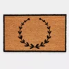 Wreath Border Coir and Rubber Doormat – 45x75cm Decorative Entrance Mat -Provincialhomeliving 1117260148 c