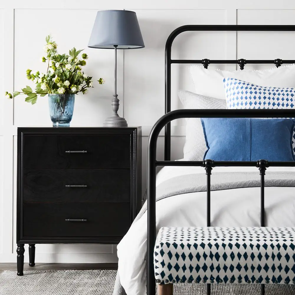 Finn Bedside Table Black 4 Finn Bedside Table Black - Image 2
